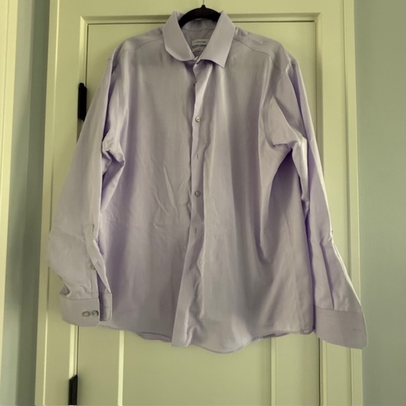 4 Men's Calvin Klein Button Dress Shirts 17.5" 34/35 - Regular Fit - Picture 11 of 14